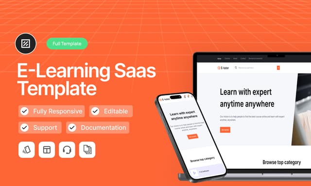 E-Learning Saas Template