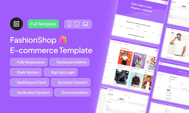 FashionShop E-commerce Template